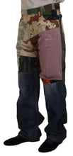 Load image into Gallery viewer, Dolce & Gabbana Multicolor Silk Patchwork Men Denim Jeans