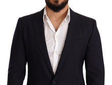 Load image into Gallery viewer, Dolce & Gabbana Elegant Navy Martini Blazer by Renowned Tailors