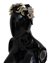 Load image into Gallery viewer, Dolce & Gabbana Elegant Silk Crystal Diadem - Gold & Black