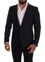 Load image into Gallery viewer, Dolce & Gabbana Elegant Navy Martini Blazer by Renowned Tailors
