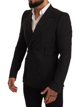 Load image into Gallery viewer, Dolce & Gabbana Elegant Striped Wool Blazer with Silk Lining