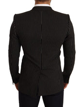 Load image into Gallery viewer, Dolce & Gabbana Elegant Striped Wool Blazer with Silk Lining