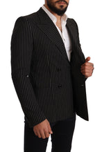 Load image into Gallery viewer, Dolce & Gabbana Elegant Striped Wool Blazer with Silk Lining