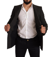 Load image into Gallery viewer, Dolce & Gabbana Elegant Striped Wool Blazer with Silk Lining