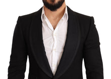 Load image into Gallery viewer, Dolce & Gabbana Elegant Black Slim Fit Formal Blazer