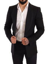 Load image into Gallery viewer, Dolce & Gabbana Elegant Black Slim Fit Formal Blazer