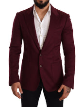 Load image into Gallery viewer, Dolce & Gabbana Elegant Maroon Bordeaux Cashmere Blazer
