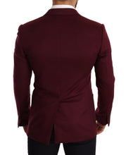 Load image into Gallery viewer, Dolce & Gabbana Elegant Maroon Bordeaux Cashmere Blazer