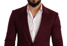 Load image into Gallery viewer, Dolce & Gabbana Elegant Maroon Bordeaux Cashmere Blazer