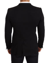 Load image into Gallery viewer, Dolce & Gabbana Elegant Slim Fit Black Cotton Blazer