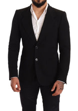 Load image into Gallery viewer, Dolce & Gabbana Elegant Slim Fit Black Cotton Blazer