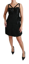 Load image into Gallery viewer, Dolce & Gabbana Elegant Black Jacquard Sheath Dress