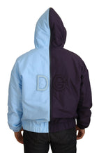 Load image into Gallery viewer, Dolce & Gabbana Elegant Hooded Blue Jacket - Full Zipper Closure