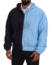 Load image into Gallery viewer, Dolce & Gabbana Elegant Hooded Blue Jacket - Full Zipper Closure