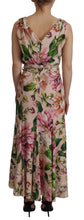 Load image into Gallery viewer, Dolce & Gabbana Elegant Floral Silk Wrap Dress