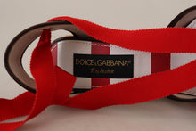Load image into Gallery viewer, Dolce & Gabbana Multicolor Lace-Up Wedge Sandals