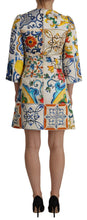 Load image into Gallery viewer, Dolce & Gabbana Chic Majolica Mini Jacquard Dress