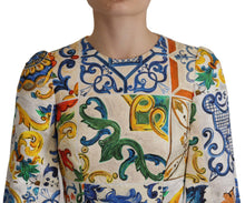 Load image into Gallery viewer, Dolce & Gabbana Chic Majolica Mini Jacquard Dress