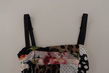 Load image into Gallery viewer, Dolce & Gabbana Multicolor Pachwork Midi Floral Silk Leopard Bodycon Dress