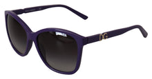Load image into Gallery viewer, Dolce & Gabbana Elegant Violet Round Sunglasses for Women