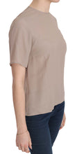 Load image into Gallery viewer, Dolce & Gabbana Elegant Beige Silk Blend Crew Neck Blouse