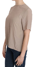 Load image into Gallery viewer, Dolce & Gabbana Elegant Beige Silk Blend Crew Neck Blouse