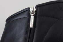 Load image into Gallery viewer, Dolce & Gabbana Elegant Black Quilted Leather Booties