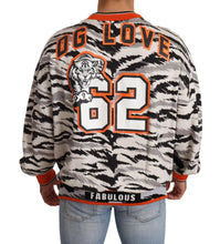Load image into Gallery viewer, Dolce & Gabbana Black Multicolor DG King Print Sweater