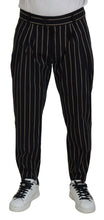 Load image into Gallery viewer, Dolce & Gabbana Elegant Striped Chino Tapered Pants