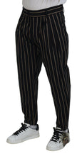Load image into Gallery viewer, Dolce & Gabbana Elegant Striped Chino Tapered Pants