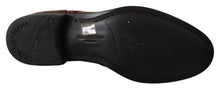 Load image into Gallery viewer, Dolce & Gabbana Elegant Bordeaux Leather Derby Shoes