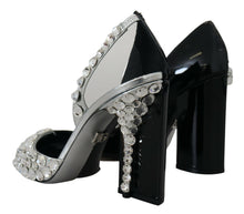 Load image into Gallery viewer, Dolce & Gabbana Elegant Crystals Embellished Leather Pumps