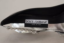 Load image into Gallery viewer, Dolce & Gabbana Elegant Crystals Embellished Leather Pumps