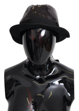 Load image into Gallery viewer, Dolce & Gabbana Elegant Black Sequin Fedora Hat