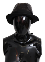 Load image into Gallery viewer, Dolce & Gabbana Elegant Black Sequin Fedora Hat