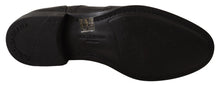 Load image into Gallery viewer, Dolce & Gabbana Elegant Black Leather Derby Wingtip Shoes