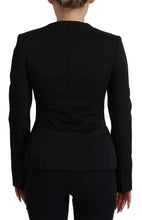 Load image into Gallery viewer, Dolce & Gabbana Sleek Black Snap Jacket with Silk Lining