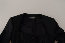 Load image into Gallery viewer, Dolce & Gabbana Sleek Black Snap Jacket with Silk Lining