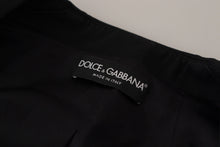 Load image into Gallery viewer, Dolce & Gabbana Sleek Black Snap Jacket with Silk Lining
