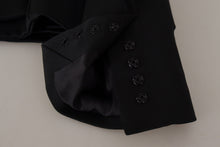 Load image into Gallery viewer, Dolce & Gabbana Sleek Black Snap Jacket with Silk Lining