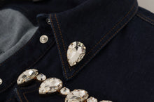 Load image into Gallery viewer, Dolce & Gabbana Elegant Crystal-Embellished Denim Jacket