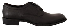 Load image into Gallery viewer, Dolce & Gabbana Elegant Black Leather Derby Dress Shoes