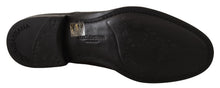 Load image into Gallery viewer, Dolce & Gabbana Elegant Black Leather Derby Dress Shoes