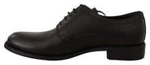 Load image into Gallery viewer, Dolce & Gabbana Elegant Black Leather Derby Shoes
