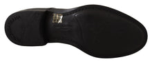 Load image into Gallery viewer, Dolce & Gabbana Elegant Black Leather Derby Shoes