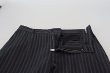 Load image into Gallery viewer, Dolce & Gabbana Dark Gray Stripes Chino Dress Pants