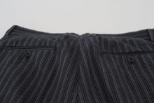 Load image into Gallery viewer, Dolce & Gabbana Dark Gray Stripes Chino Dress Pants