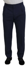 Load image into Gallery viewer, Dolce & Gabbana Dark Blue Cotton Chino Formal Pants