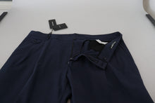 Load image into Gallery viewer, Dolce & Gabbana Dark Blue Cotton Chino Formal Pants