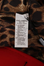 Load image into Gallery viewer, Dolce & Gabbana Elegant Red Leopard Trench Coat